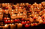 clear glass candle holder